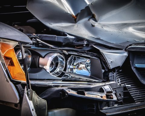 silver and black car engine