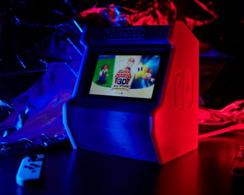 a video game sitting on top of a table