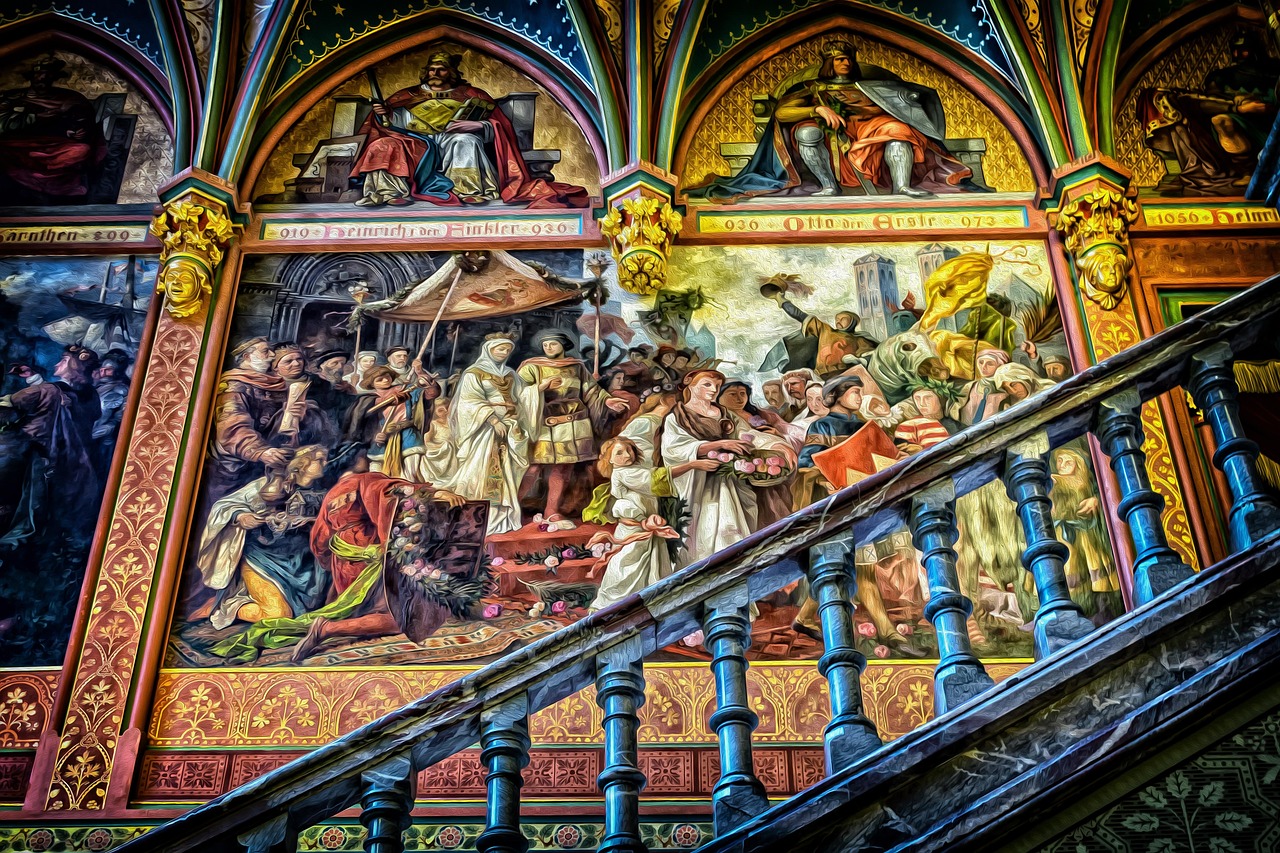Een galerij met historische portretten van Nederlandse figuren uit de Gouden Eeuw